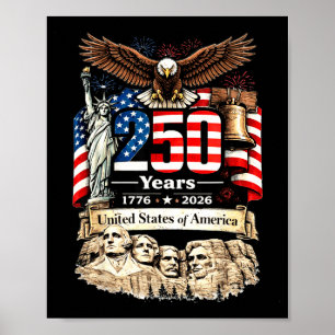Poster O povo 250 anos de liberdade 4 de julho