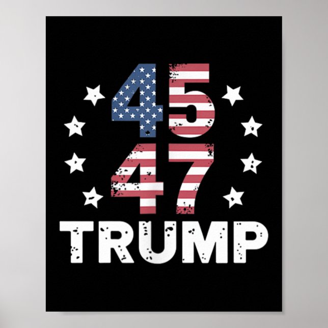 Poster O Presidente Donald Trump Inauguration Day 2025 Us (Frente)