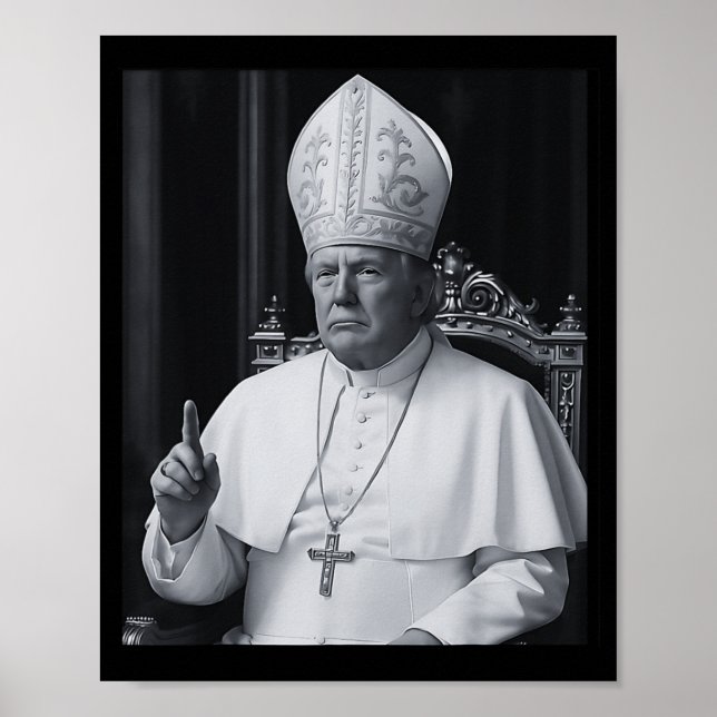 Poster O Presidente Engraçado Trump Quer Ser O Próximo Pa (Frente)
