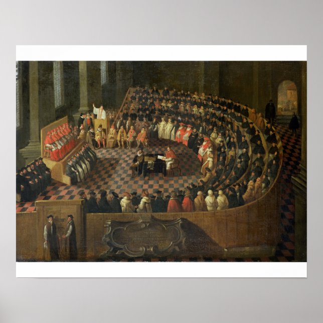 Pôster O primeiro capítulo do Conselho 25 de Trent, Ve (Frente)
