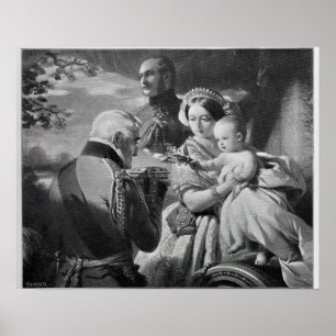 Pôster O primeiro de maio de 1851, gravado por Werner