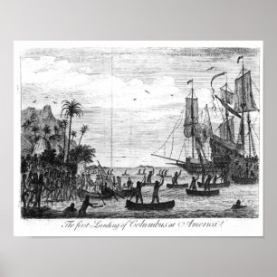 Pôster O primeiro desembarque de Colombo na América
