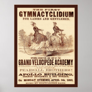 Pôster O primeiro Gymnacyclidium (1869)