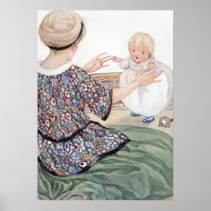 Pôster O primeiro passo do bebê por Anne Anderson