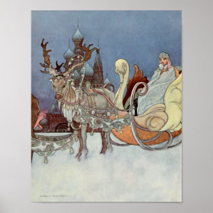 Poster “O Príncipe Feliz” por Charles Robinson Da Rússia