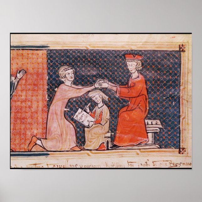 Pôster O Procurador Real, o Escribo (Frente)