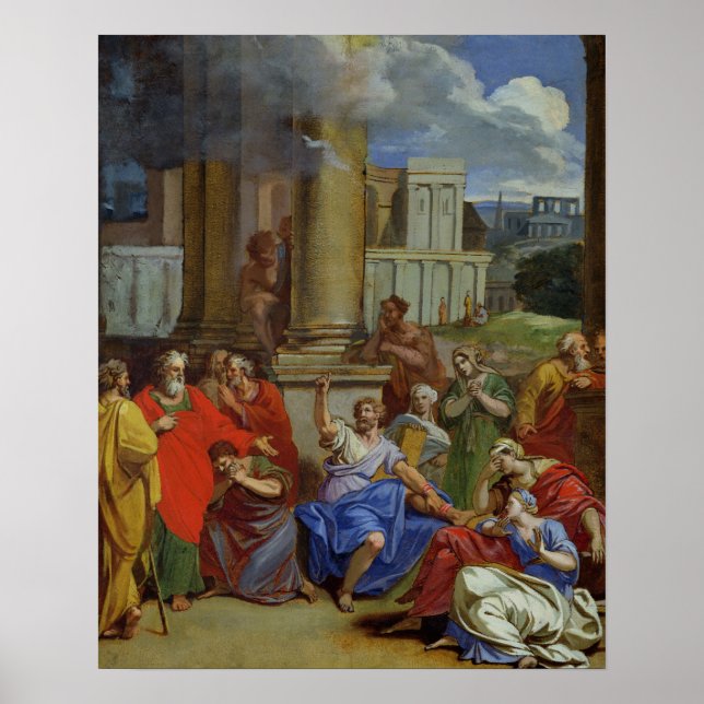 Pôster O Profeta Agabus Prevendo (Frente)