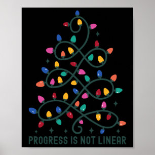 Poster O Progresso Não É Linear Professor de Educação Esp