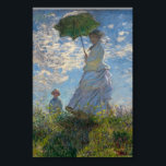 Poster O Promenade, Mulheres com Parasol, Monet<br><div class="desc">Claude Monet ,  The Promenade,  Women with a Parasol Poster</div>