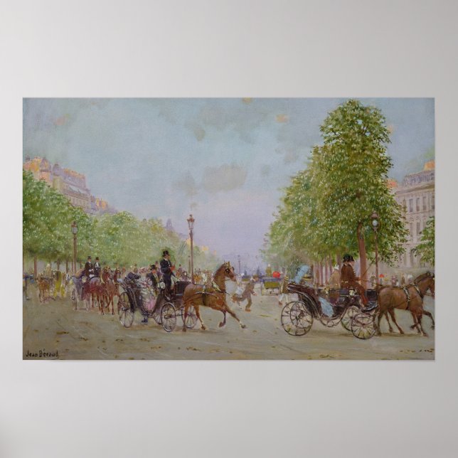 Poster O Promenade sobre Champs-Elysee (Frente)