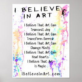 Pôster O Promocional Manifesto de Arte