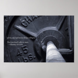 Pôster O próprio ferro chama os homens.