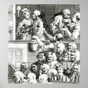 Pôster O público que ri, 1733