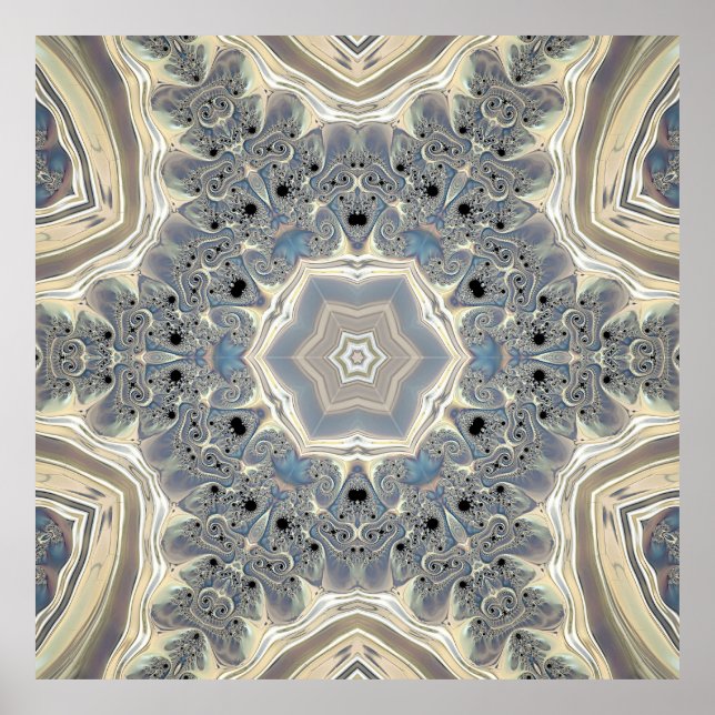 Poster O pulso de um sonho fractal (Frente)