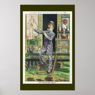 Poster "O Quack Viajante" Cobra Oil