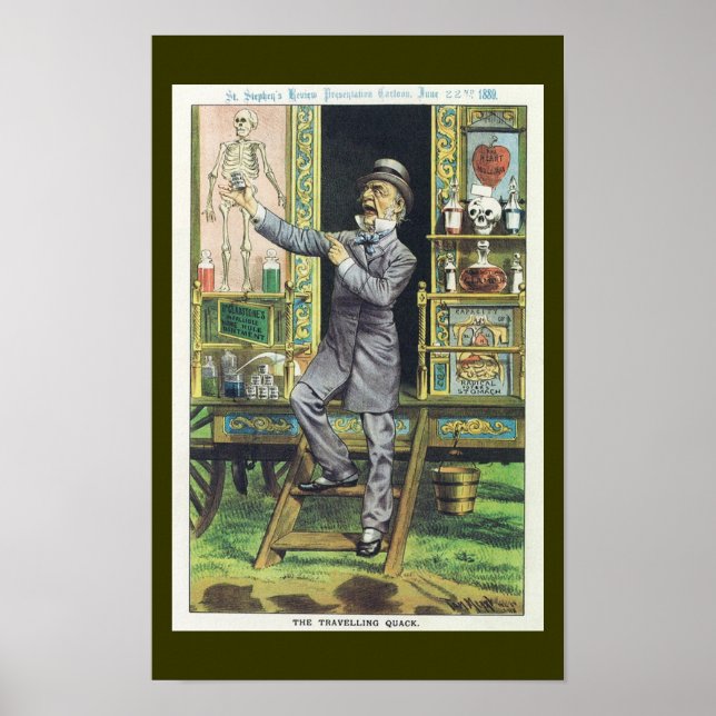 Poster "O Quack Viajante" Cobra Oil (Frente)