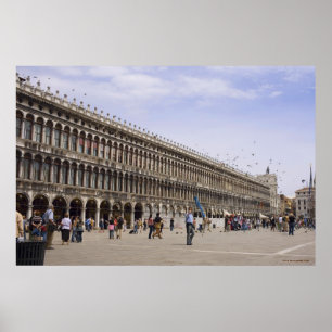 Pôster O quadrado de St Mark, Veneza, Italia