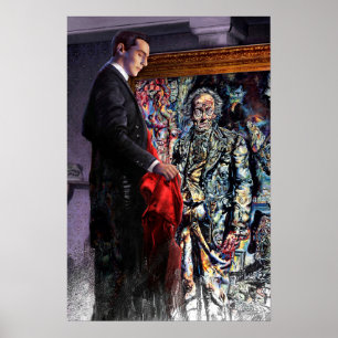 Poster O Quadro de Dorian Gray Arte de Terror Gótico