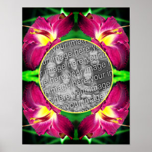 Poster O Quadro de Flores Diurno Cria a Sua Foto