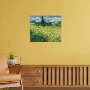 Poster O quadro de Vincent van Gogh, Campo Verde,