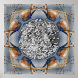 Poster O Quadro Natureza do Bluebird Cria a sua própria f