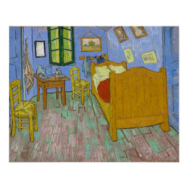 Pôster O quarto de Vincent Van Gogh (Frente)