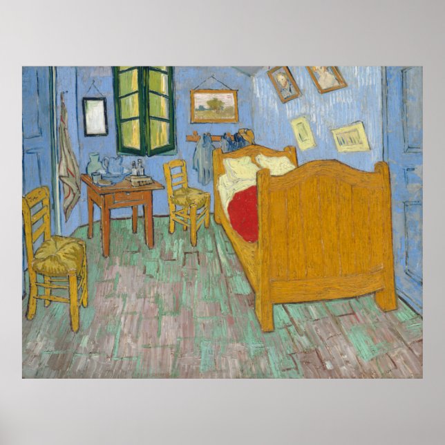 Poster O quarto de Vincent Van Gogh (Frente)