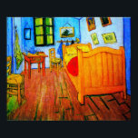 Poster O quarto de Vincent Van Gogh em Arles<br><div class="desc">O quarto de Vincent Van Gogh em Arles. Van Gogh é hoje um dos mais populares dos pintores Poste-impressionistas, embora não tenha sido muito apreciado em sua vida. Ele é famoso pela vitalidade excelente de seus trabalhos, que se caracterizam pelo uso expressivo e emocional de cores brilhantes e pela aplicação...</div>