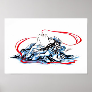 Pôster O que a água me deu