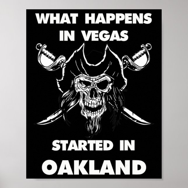 Poster O Que Acontece Em Vegas Começou Em Oakland (Frente)