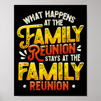 Poster O que acontece na reunião de família fica na famíl