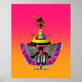 Poster O que agora colagem