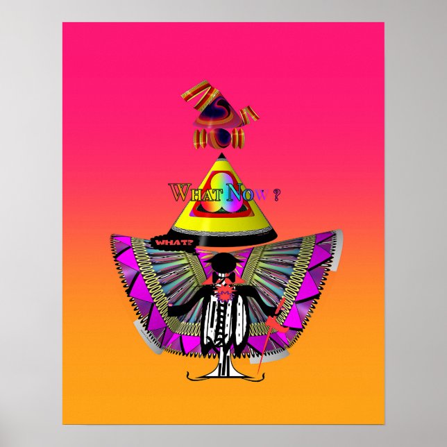 Poster O que agora colagem (Frente)