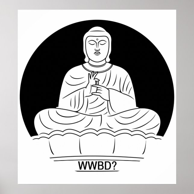 Pôster O Que Buddha Faria? (Frente)