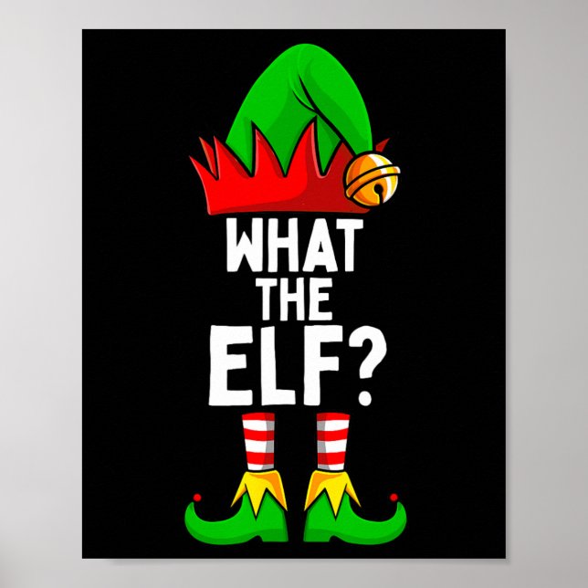 Poster O que é o Natal da família do Elf? (Frente)