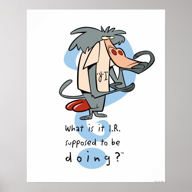 Poster O que é que eu deveria estar fazendo?™ (Frente)