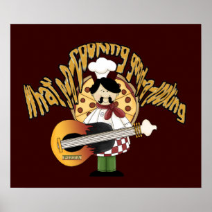 Pôster O que é um cozinhar bom com aspecto