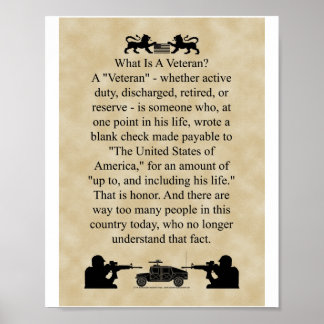Poster O que é uma versão mais pequena Veterana