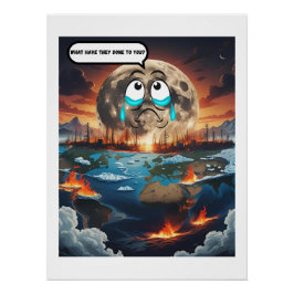 Pôster O Que Eles Fizeram Com Você? - Se A Lua Pudesse