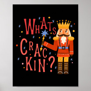 Poster O Que Está Rachando Diversão Natal Noivaquebra Noe