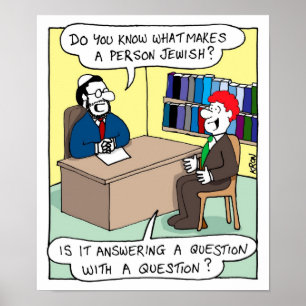 Pôster O que faz uma pessoa judia