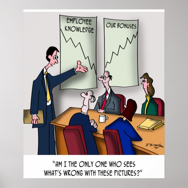 Poster O que há de errado com o Bônus do Chefe? (Frente)