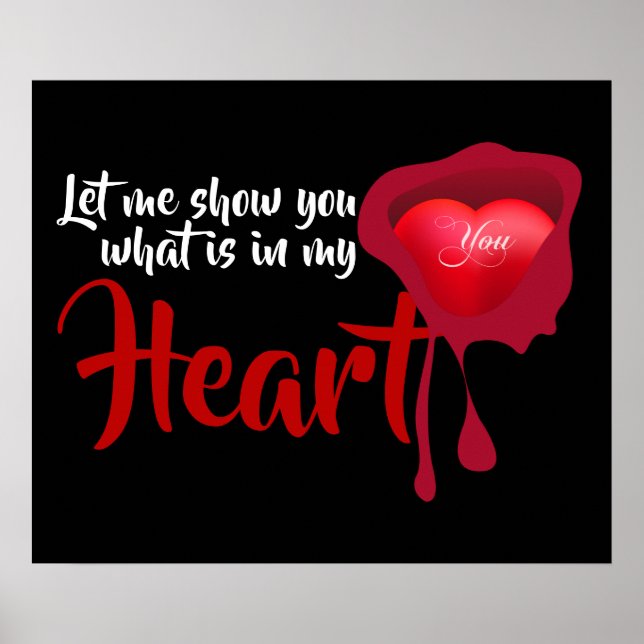 Poster O que há no meu coração? (Frente)