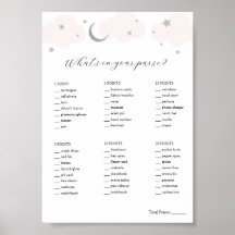 O que há no seu jogo de Chá de fraldas