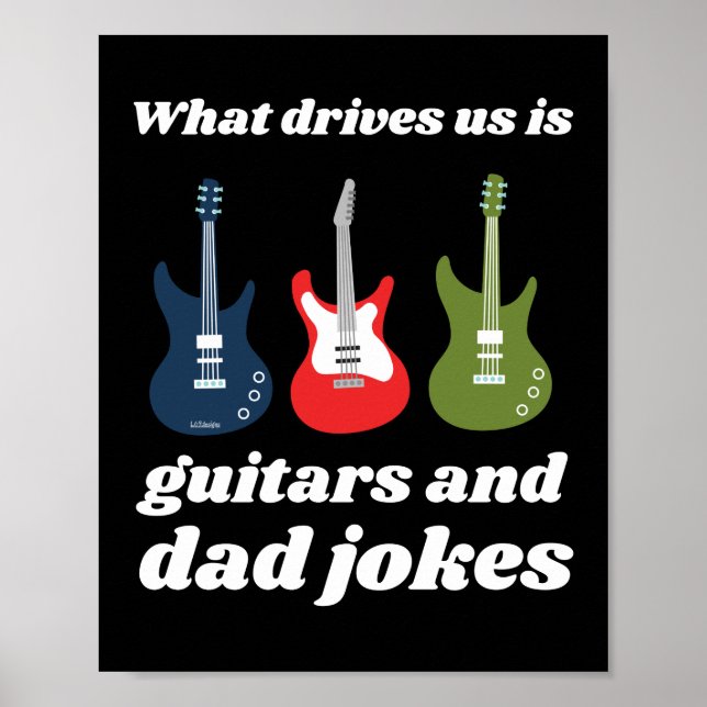 Poster O QUE NOS LEVA A SER GUITÁRIOS E PIADAS PAIS engra (Frente)