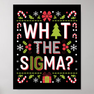 Poster O Que O Sigma Engraçado Clause Gen Alpha X-mas?