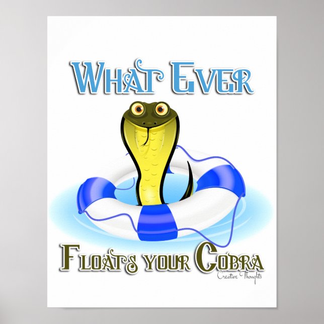 Pôster O Que Quer Que Flutue O Seu Cobra (Frente)