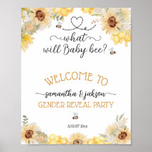 O que será o bebê girassol Sexo Reveal bem-vindo