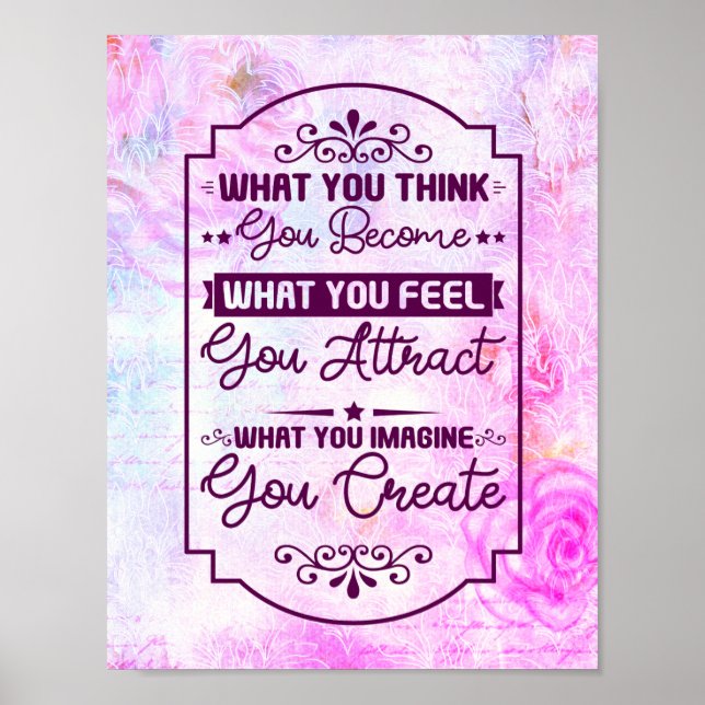 Poster O que você acha - Casa motivacional e inspiradora (Frente)