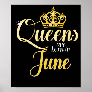 Poster O Queens é em junho aniversário nascido da menin